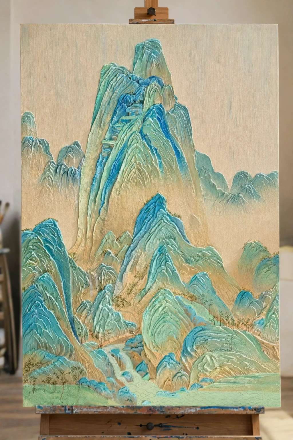 Module 4: Completing the signature mountain painting